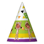 Mummy costuum cartoon jongens meisjes halloween bo feesthoedjes (Links)