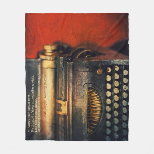 Mummy Dearest fleece deken (Voorkant)