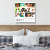 Mummy Definition Quote Photo Collage Canvas Afdruk (Insitu (Slaapkamer))