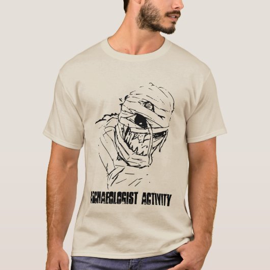 Mummy Design Mannen T-shirt (Voorkant)