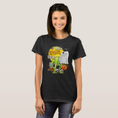 Mummy Dinosaur Trick Raw Treat Halloween Scary Cos T-shirt (Voorkant volledig)