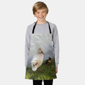 Mummy Duck met eendjes, Kinder full print Schort (Gedragen)