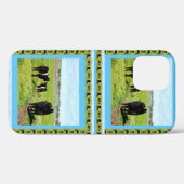 Mummy en Baby Galloway Koeien, Case-Mate iPhone Case (Achterkant (horizontaal))