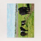 Mummy en Baby Galloway Koeien, puzzel Legpuzzel (Verticaal)