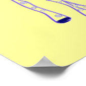 mummy en baby giraffe poster (Hoek)