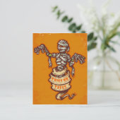 Mummy en oud lint voor Halloween Briefkaart (Staand voorkant)