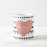 'Mummy Est.2017' Aangepaste witte Mok<br><div class="desc">'Mummy Est.2017' Aangepaste witte Mok uit 'Little Princess Collectie'</div>