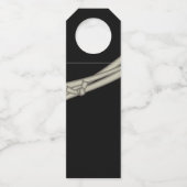 Mummy Eyes Halloween Green ID685 Flessenhanger (Achterkant)