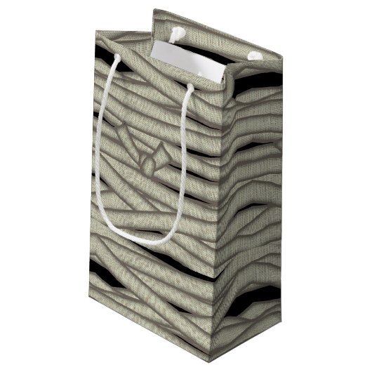 Mummy Eyes Halloween Green ID685 Klein Cadeauzakje (Achterkant Gekanteld)