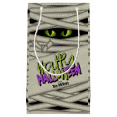 Mummy Eyes Halloween Green ID685 Klein Cadeauzakje (Voorkant)