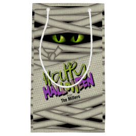 Mummy Eyes Halloween Green ID685 Klein Cadeauzakje
