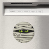 Mummy Eyes Halloween Green ID685 Magneet (Insitu (Vaatwasser))