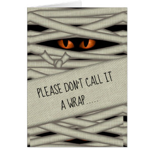 Mummy Eyes Halloween Noem het een Oranje ID685 van