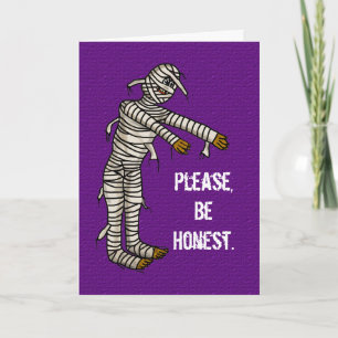 Mummy Funny Halloween Kaart - Pas het aan!