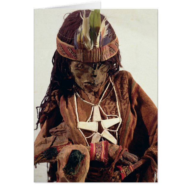 Mummy, geadormeerd met beenjuwelen, c.200 BC (Voorkant)