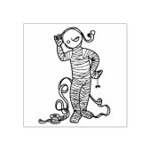 Mummy girl met spinnenstempel rubberstempel (Afrduk)