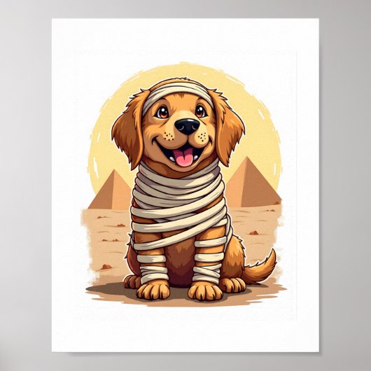 Mummy Golden Retriever Poster (Voorkant)