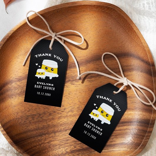 Mummy Halloween Baby shower Cadeaulabel