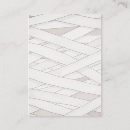 Mummy Halloween Baby shower Luier Raffle Informatiekaartje (Achterkant)