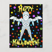 Mummy Halloween Briefkaart (Voorkant)