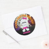 Mummy Halloween Dank u Stickers gepersonaliseerd (Envelop)