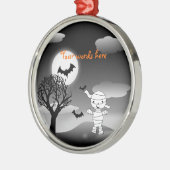 Mummy Halloween Ornament (Links)