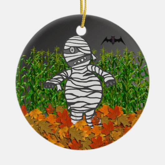 Mummy Halloween Ornament (Voorkant)