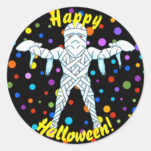 Mummy Halloween Stickers (Voorkant)