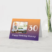 Mummy Happy Birthday Year Photo Template van Kinde Kaart (Voorkant)