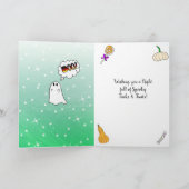 Mummy, heks en Vampire Photo Halloween Kaart (Binnen)