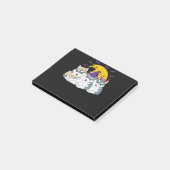 Mummy heks siberiaanse husky dog | Halloween gift Post-it® Notes (Schuin)
