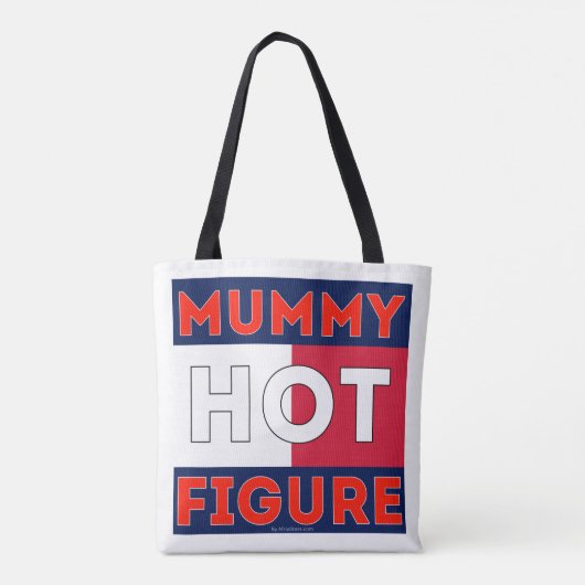 Mummy Hot Figuur Tote Bag (Achterkant)