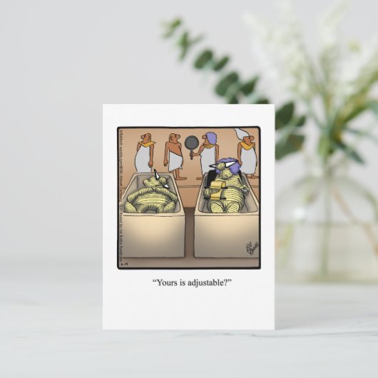 Mummy Humor Briefkaart (Staand voorkant)