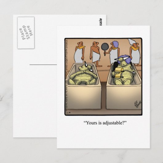 Mummy Humor Briefkaart (Voorkant / Achterkant)