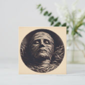 Mummy  Illustratie Kaart (Staand voorkant)
