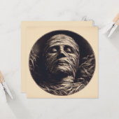 Mummy  Illustratie Kaart (Voorkant / Achterkant in situ)