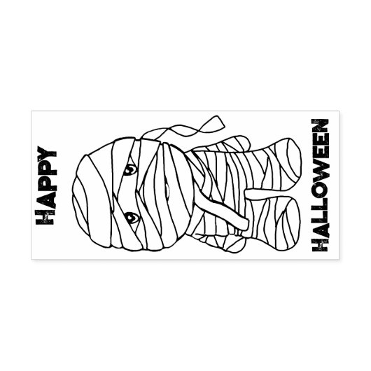 Mummy KiniArt Rubber Stamp Rubberstempel (Afrduk)