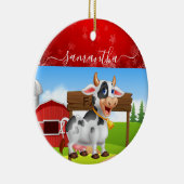 Mummy Koe keramisch Ornament (Rechts)