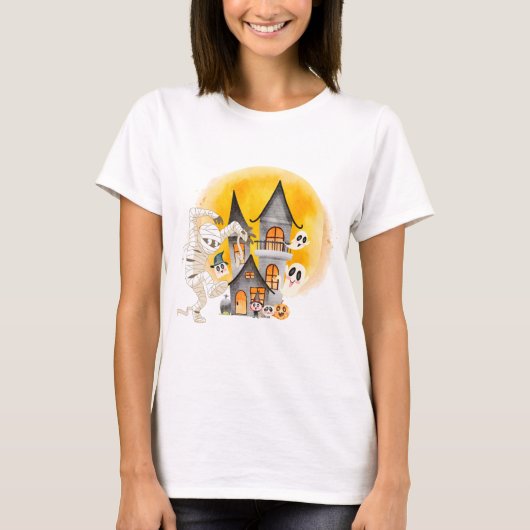 Mummy-kostuum T-shirt (Voorkant)