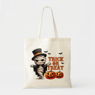 Mummy Madness Trick or treat Bag Tote Bag