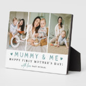 'Mummy & Me' 1e Moederdag 3 x Foto Collage Fotoplaat (Zijkant)