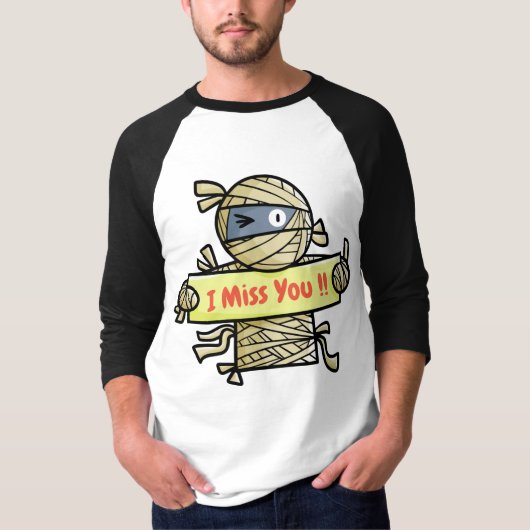 Mummy Miss You T-Shirt personaliseren (Voorkant)
