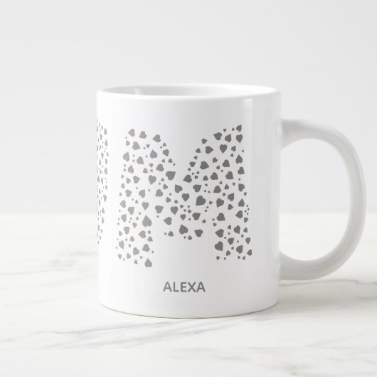 Mummy Modern Kinder naam Mum Grote Koffiekop (Rechts)