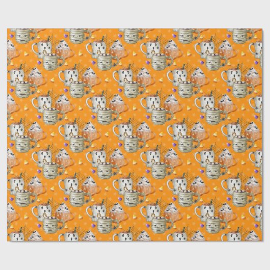 Mummy Mok Halloween Cadeaupapier (Vlak)