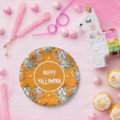 Mummy Mokken Happy Halloween Papieren Bordje (Feest)