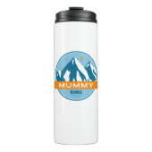 Mummy Mountain Range Colorado Thermosbeker (Voorkant)