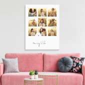 Mummy multi foto crème hart elegant stijlvol canvas afdruk (Insitu (Woonkamer))