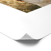 Mummy multi foto crème hart elegant stijlvol poster (Hoek)