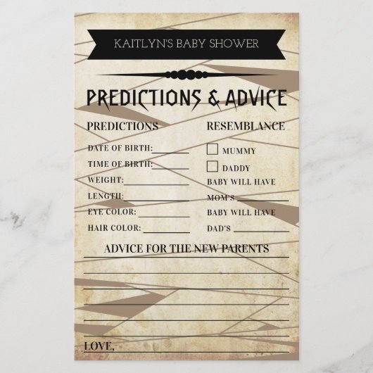  Mummy om te worden | Advies voor Halloween Baby s (Voorkant)