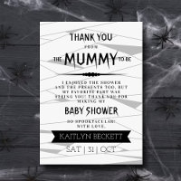 Mummy om te worden | Halloween Baby shower